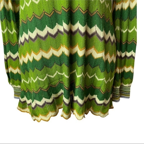 Free People Tunic Sweater Y2K Dancing Chevron Medium - Picture 5 of 13